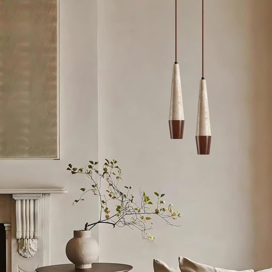 Melrose Travertine Pendant Lamp – detail 2