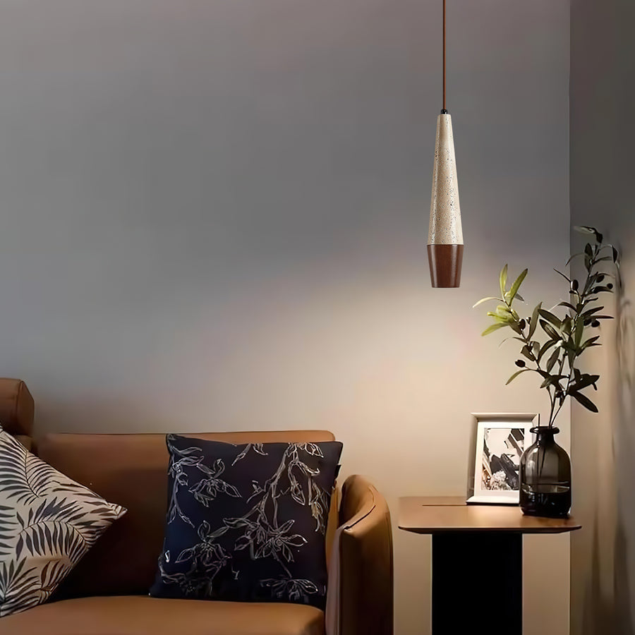 Melrose Travertine Pendant Lamp – detail 3