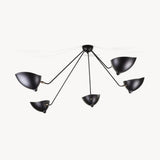 Lampada da soffitto Serge Mouille reclinabile B