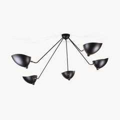 Lámpara de techo Leaning Serge Mouille B