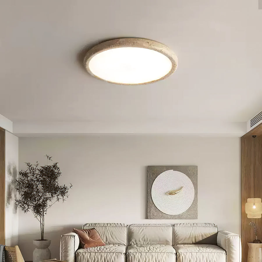 Lindby Travertine Ceiling Light – detail 2