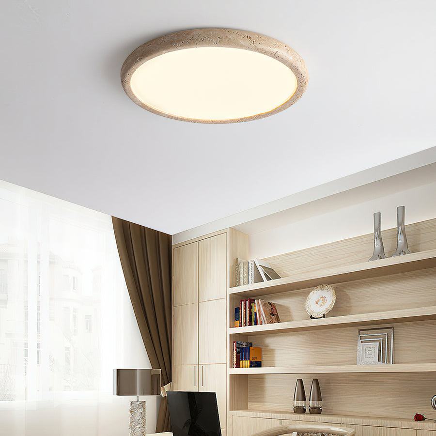 Lindby Travertine Ceiling Light – detail 4