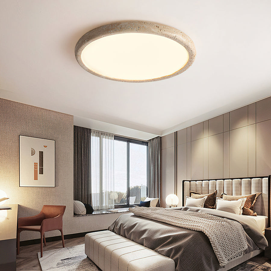 Lindby Travertine Ceiling Light – detail 5