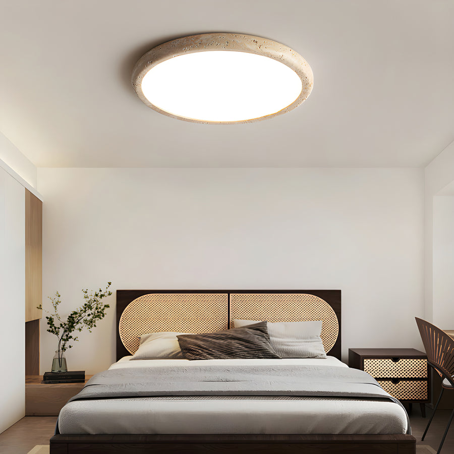 Lindby Travertine Ceiling Light – detail 3