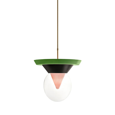 C: Green + Pink + Clear ∅ 22.8″ x H 19.3″