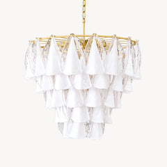 Lampadario Lunara Bianco