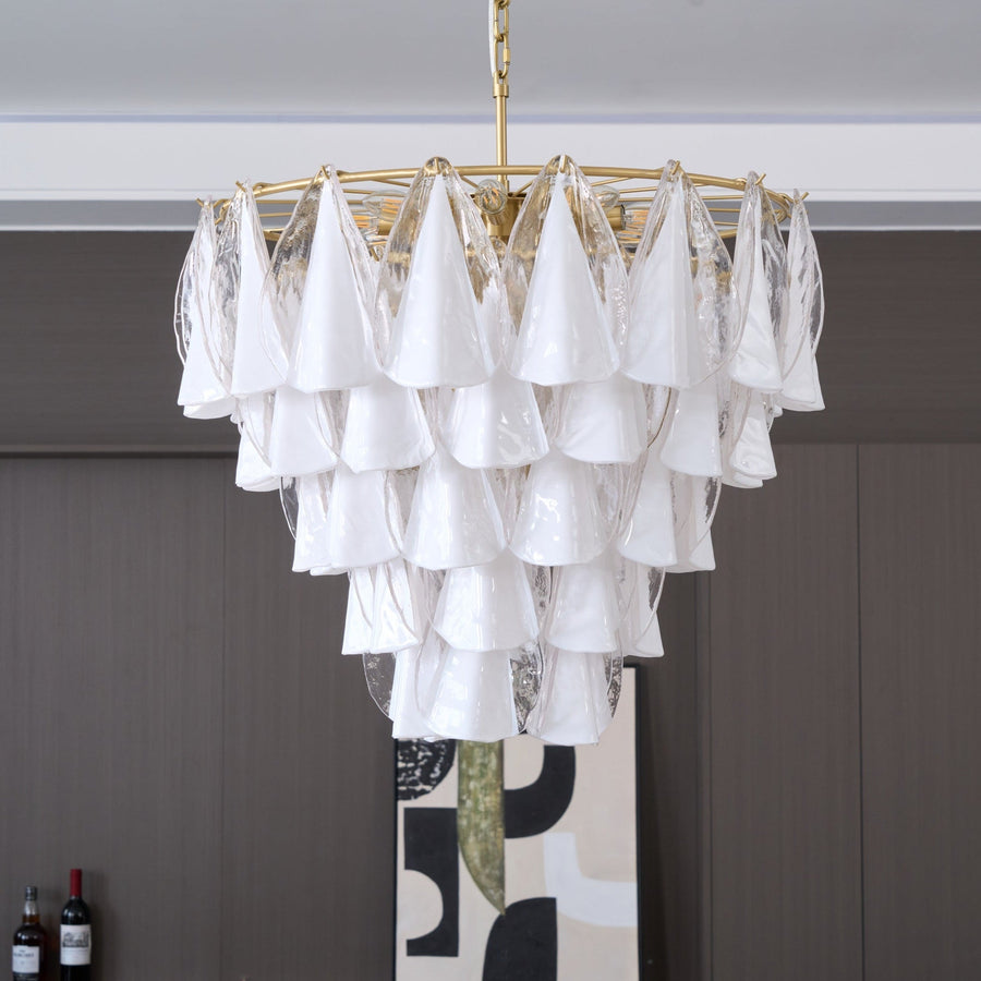 Lunara White Chandelier – detail 3