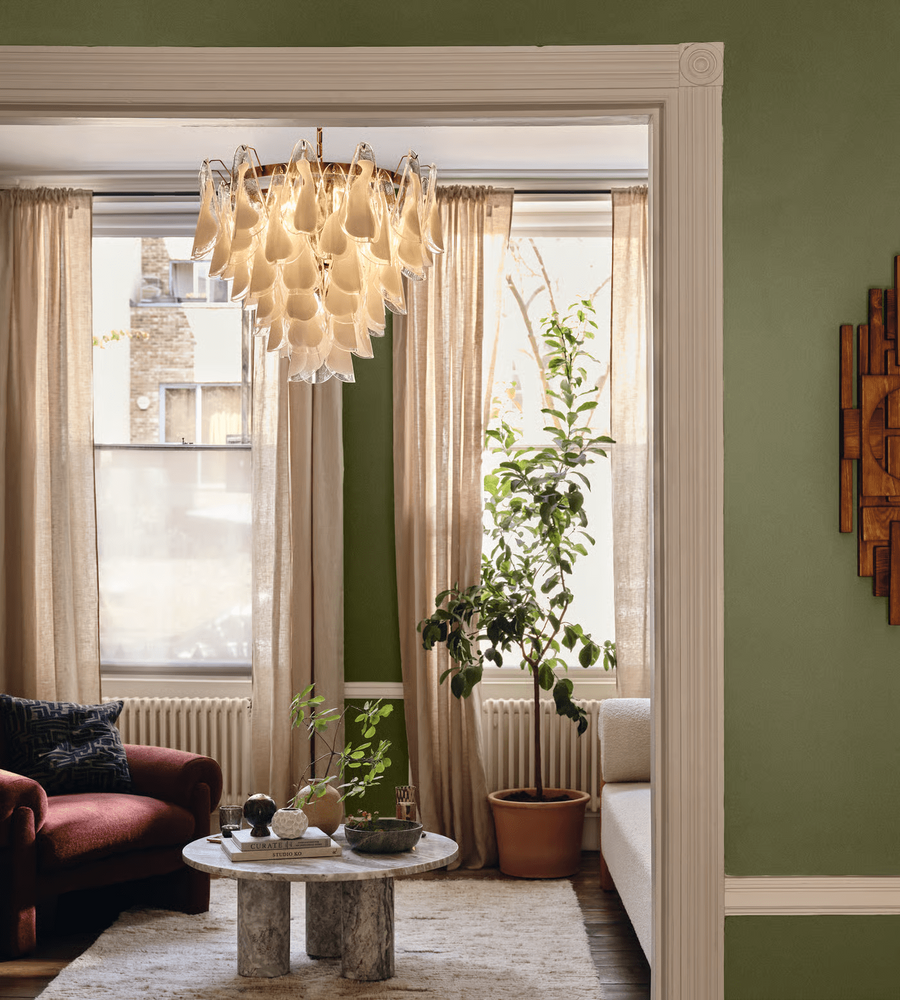 Lunara White Chandelier – detail 4