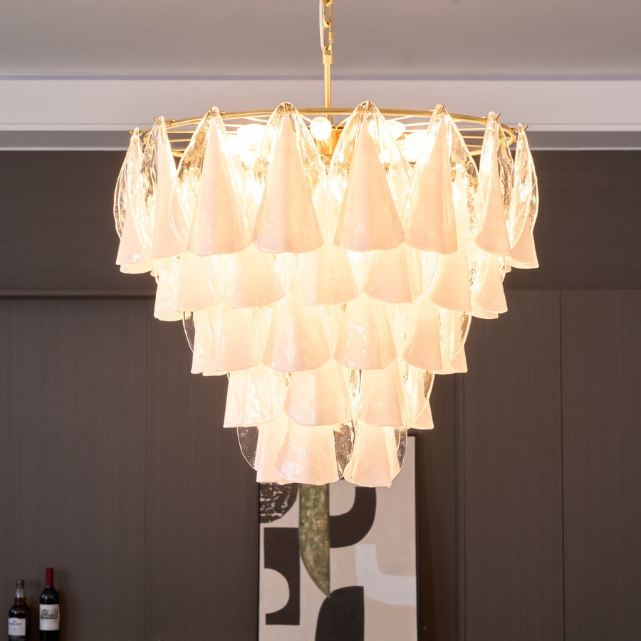 Lunara White Chandelier – detail 2