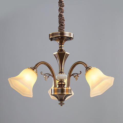 Down 3-Light: Dia 68cm x H 43.5cm / ∅ 26.8″ x H 17.1″
