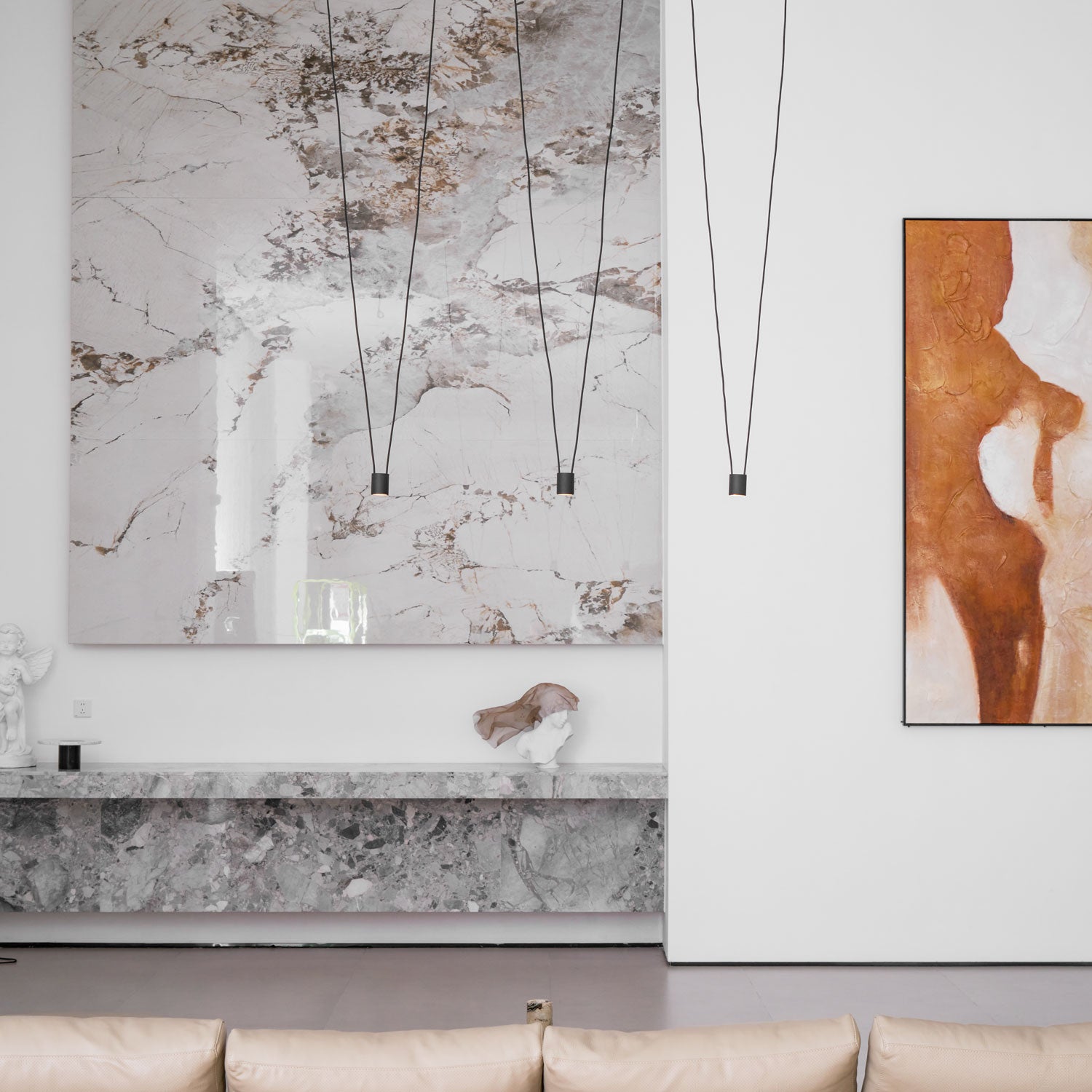 Lampe à suspension assortie