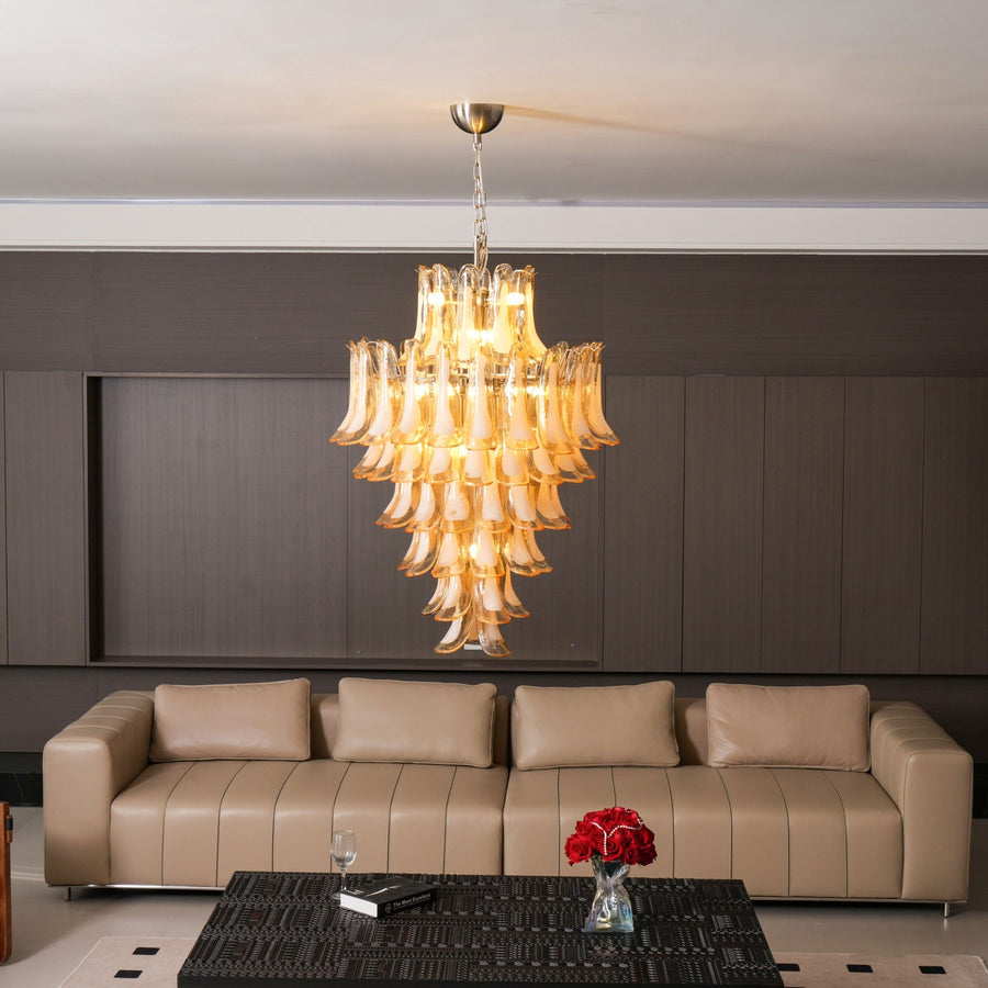 Mazzega Petals Chandelier – detail 2