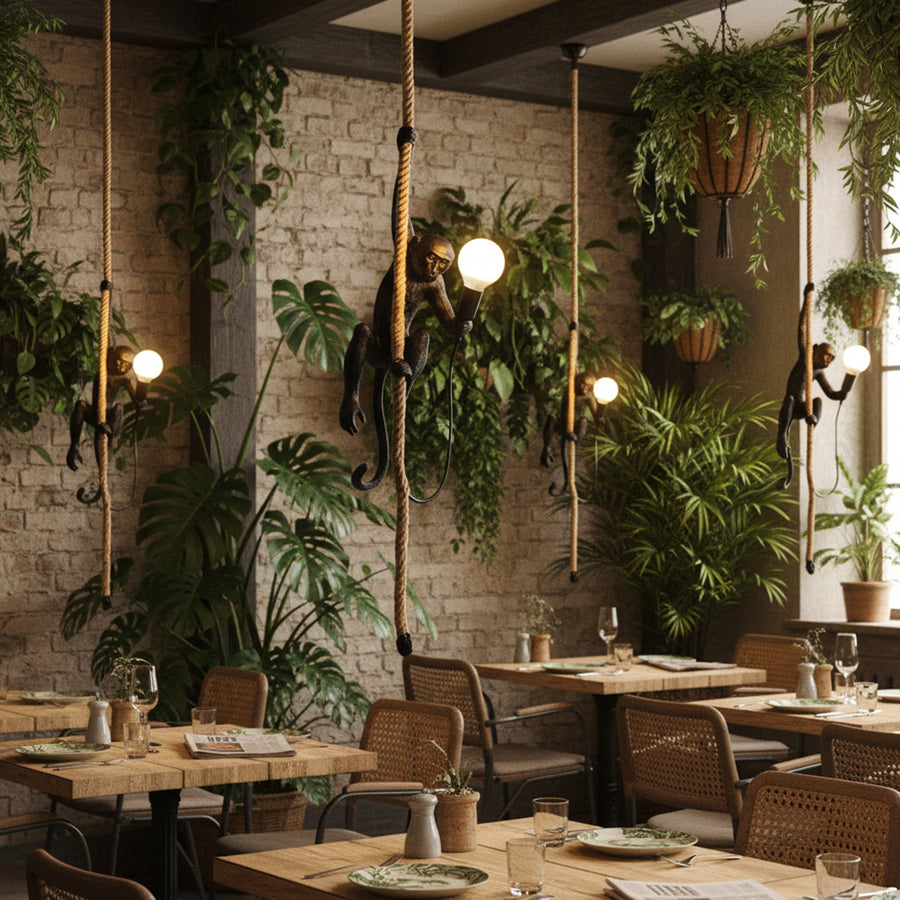 Monkey Pendant Lamp – detail 6