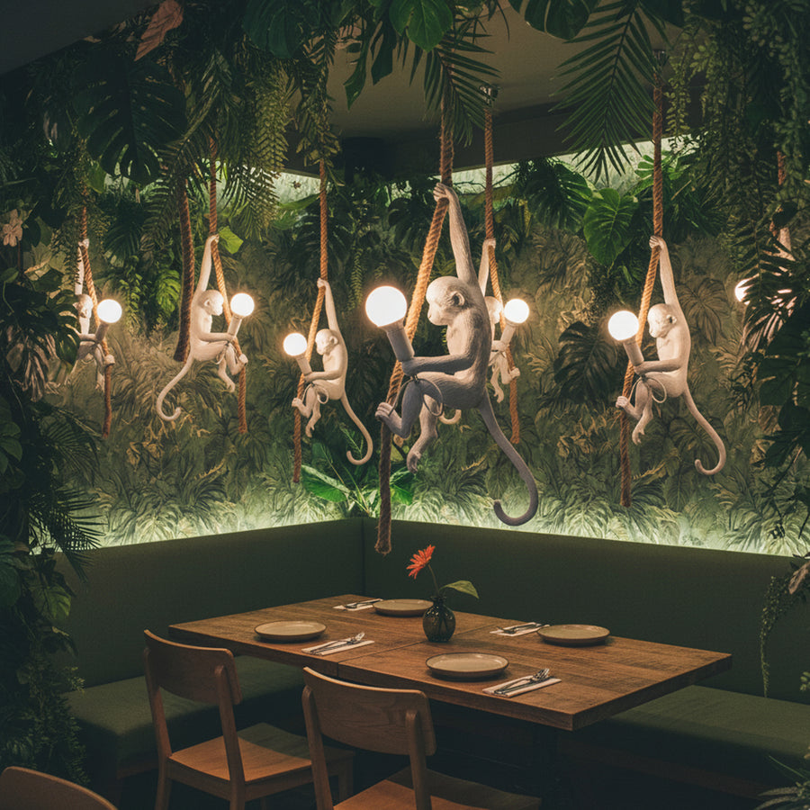 Monkey Pendant Lamp – detail 4