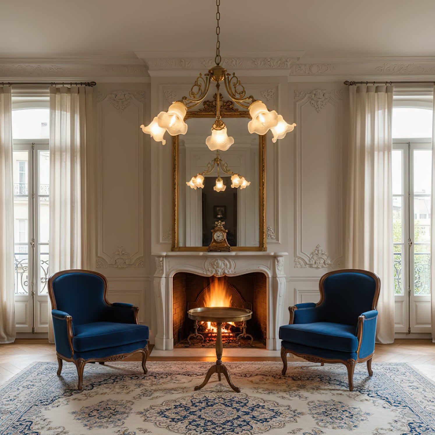 Morning Glory Chandelier