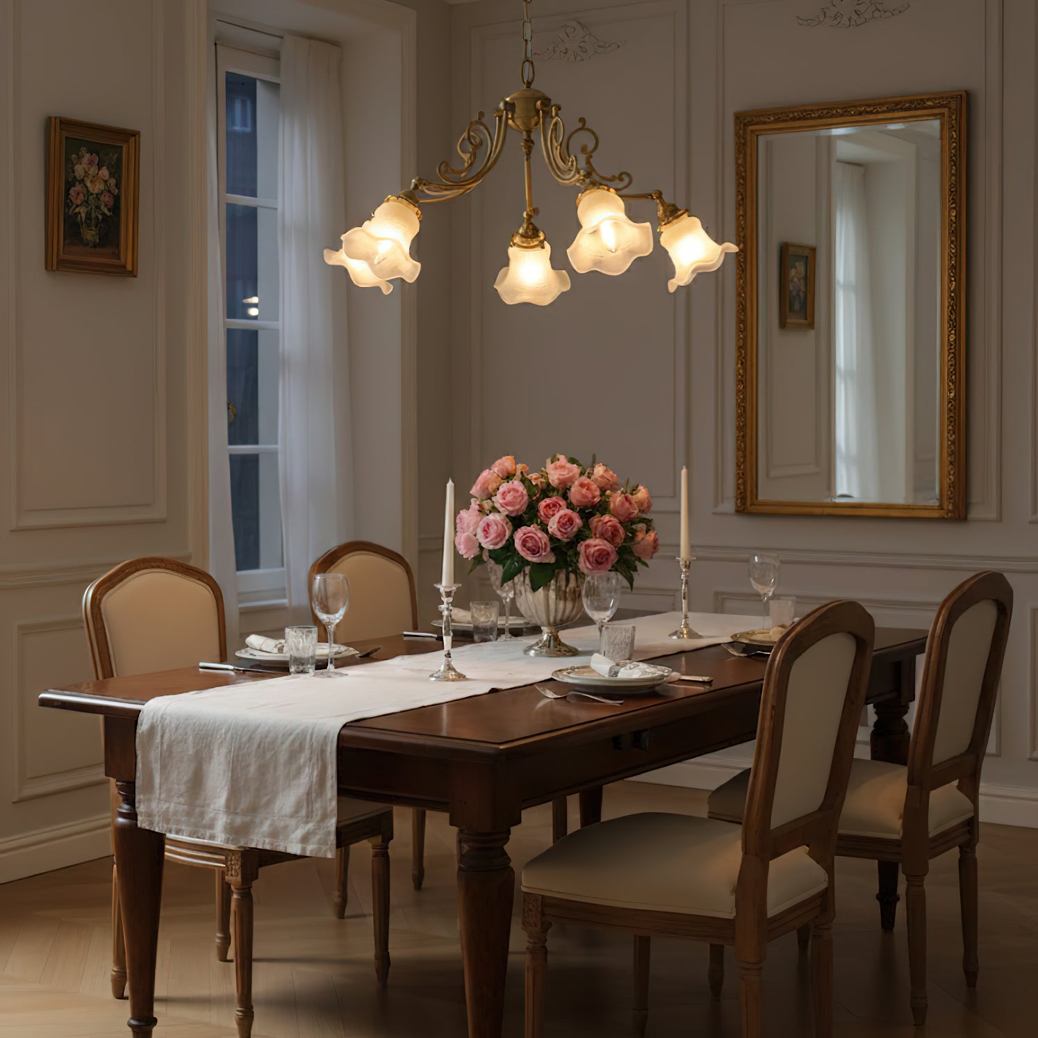 Morning Glory Chandelier