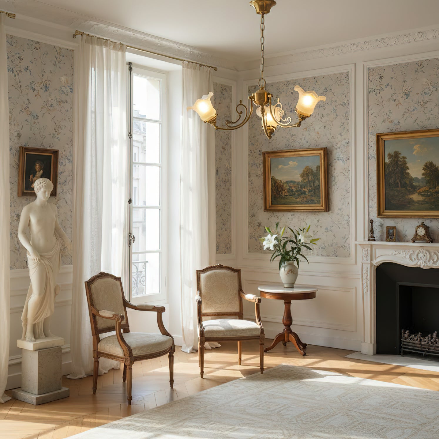 Morning Glory Chandelier