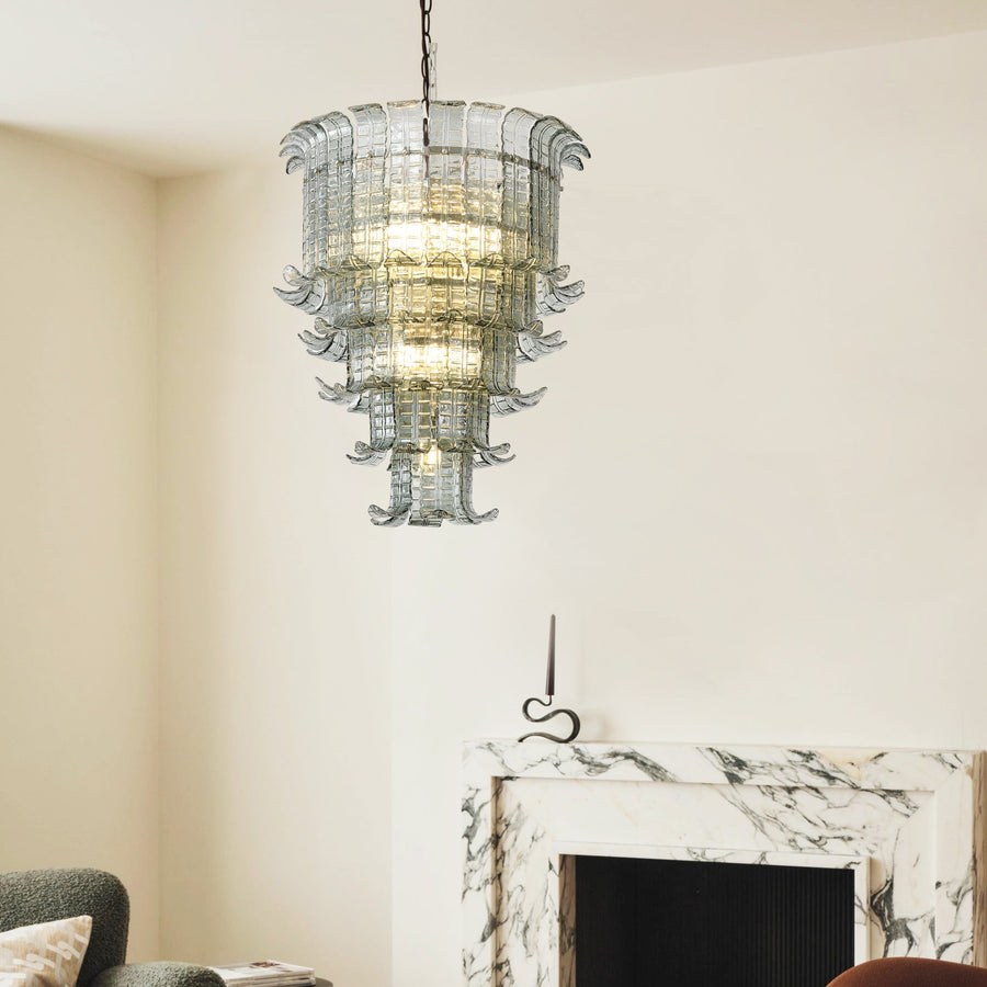 Murano Cascade Glass Chandeliers – detail 2