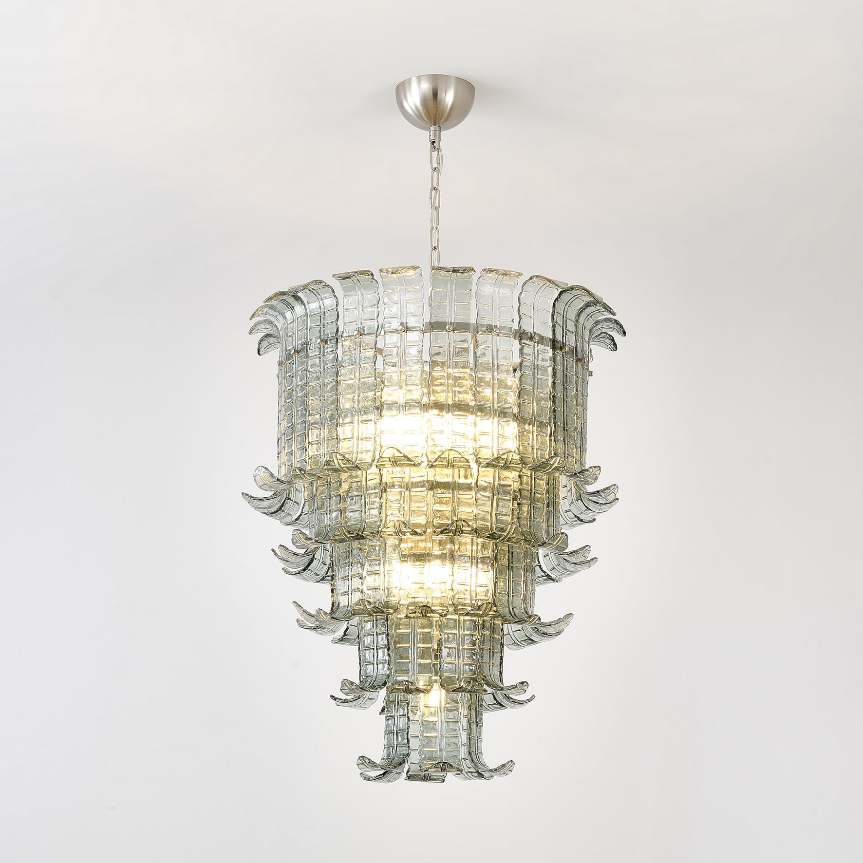 Murano Cascade Glass Chandeliers