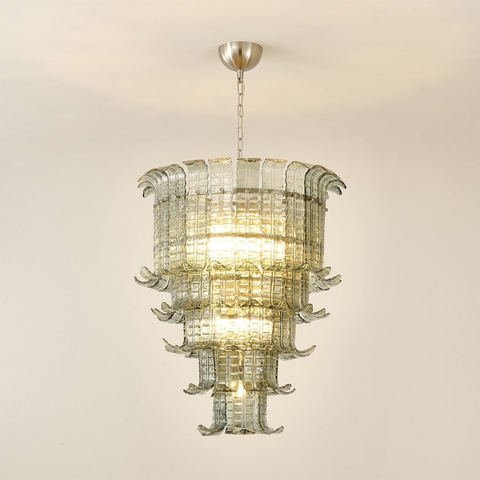 Murano Cascade Glass Chandeliers