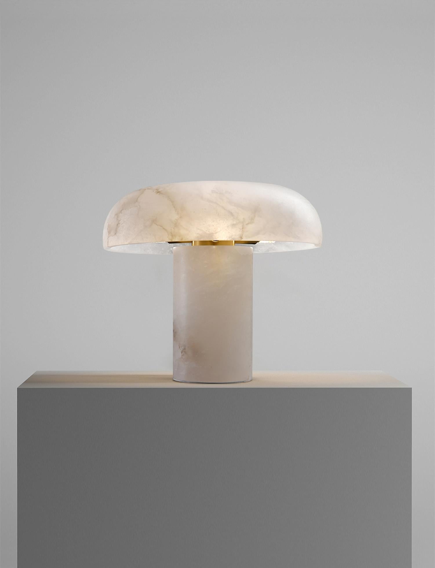 Mushroom Alabaster Table Lamp