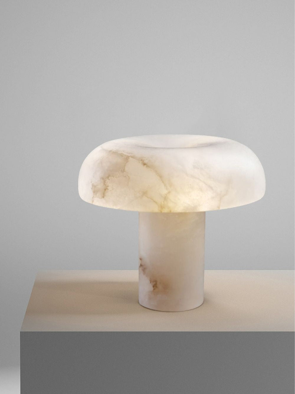 Mushroom Alabaster Table Lamp