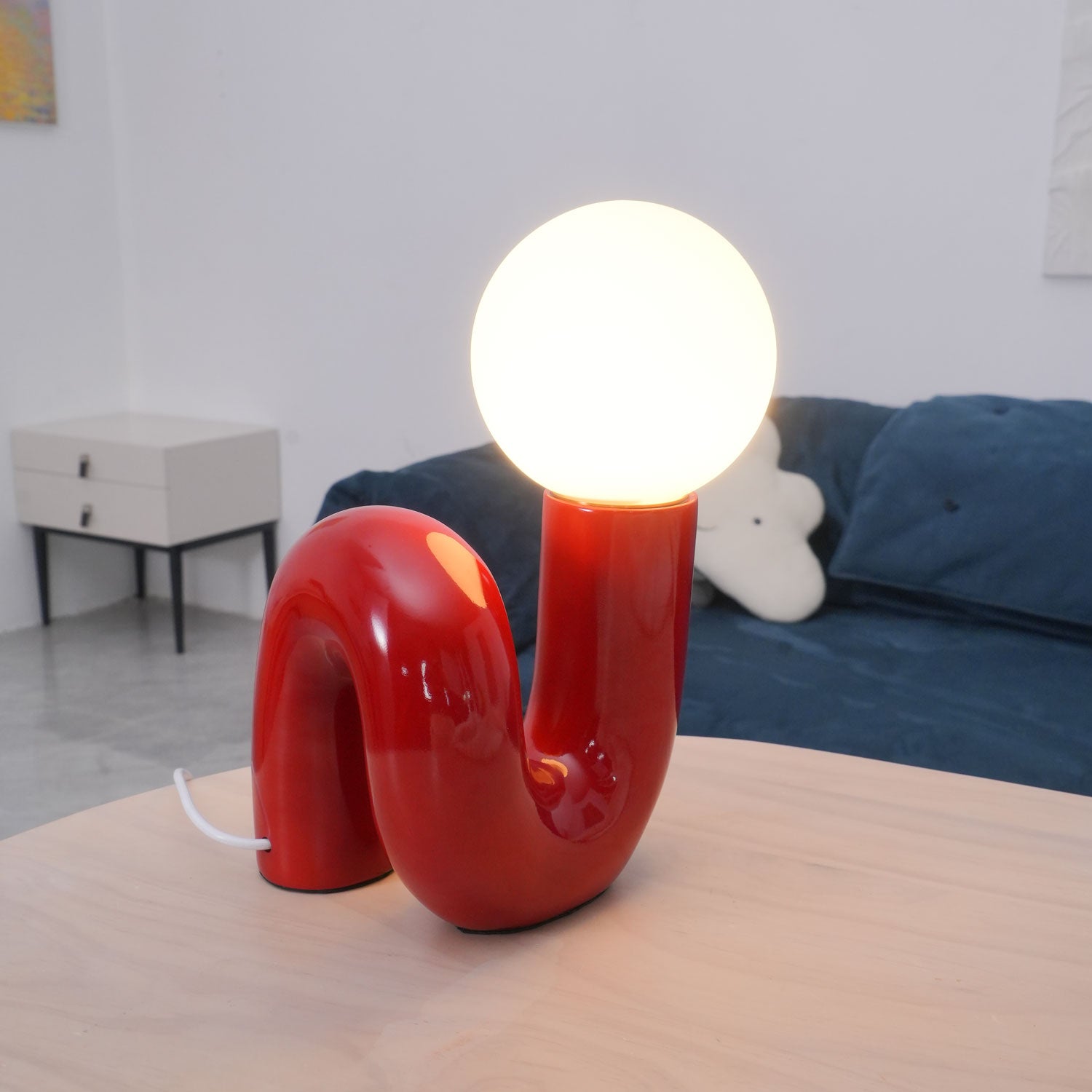 Lámpara de mesa neoténica