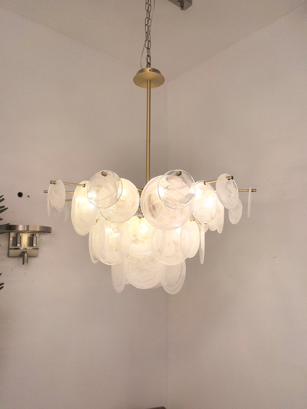 Nimbus Cloud Disc Chandelier