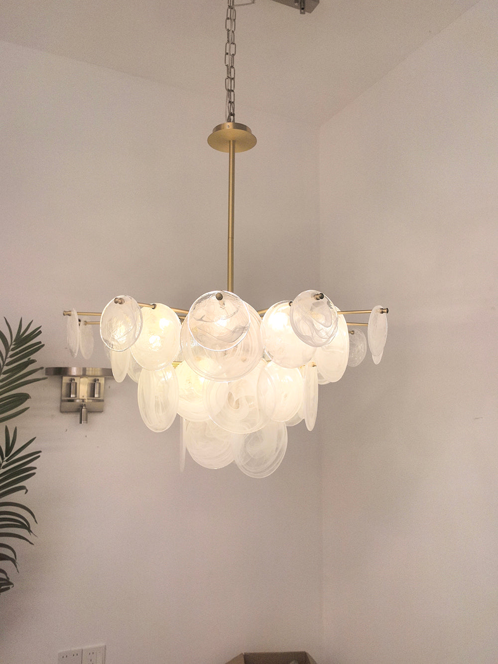 Nimbus Cloud Disc Chandelier