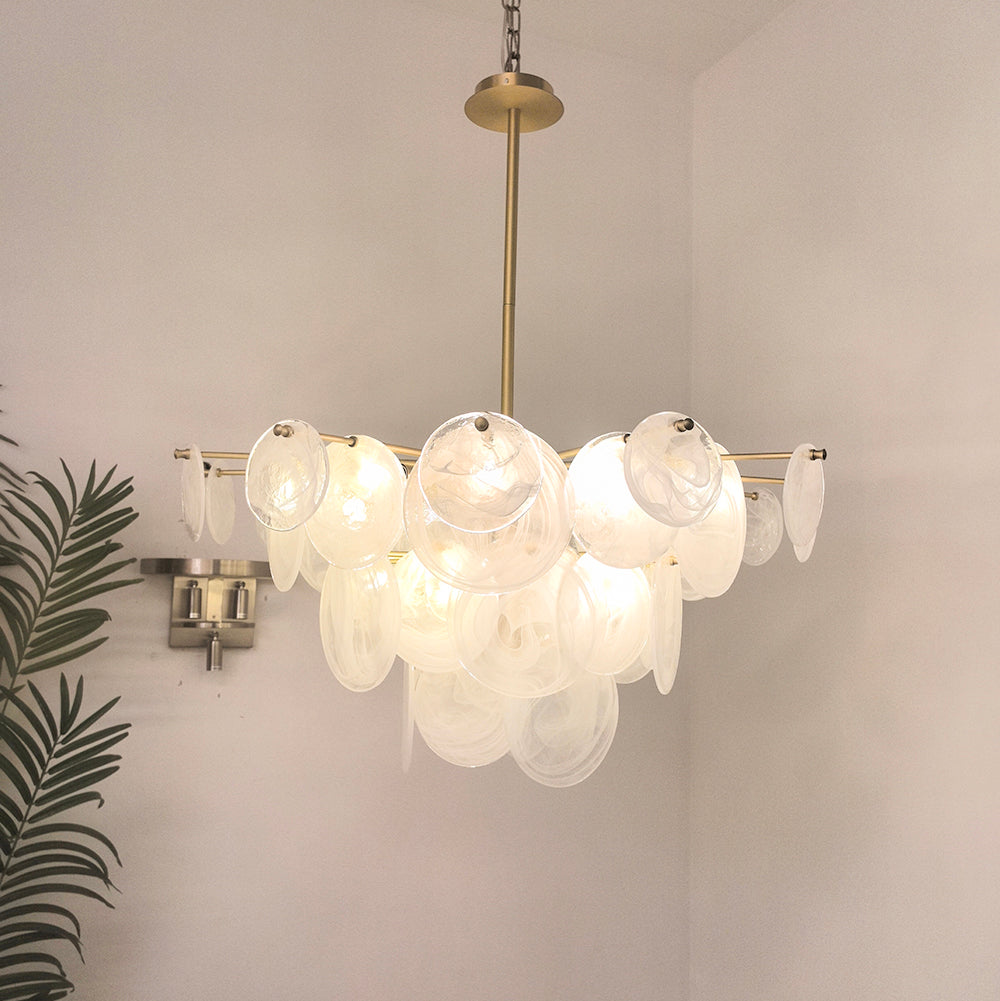 Nimbus Cloud Disc Chandelier
