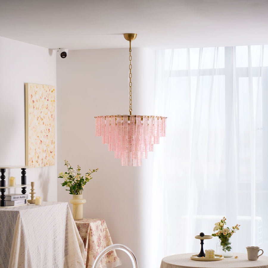 Opalora Pink Chandelier – detail 5
