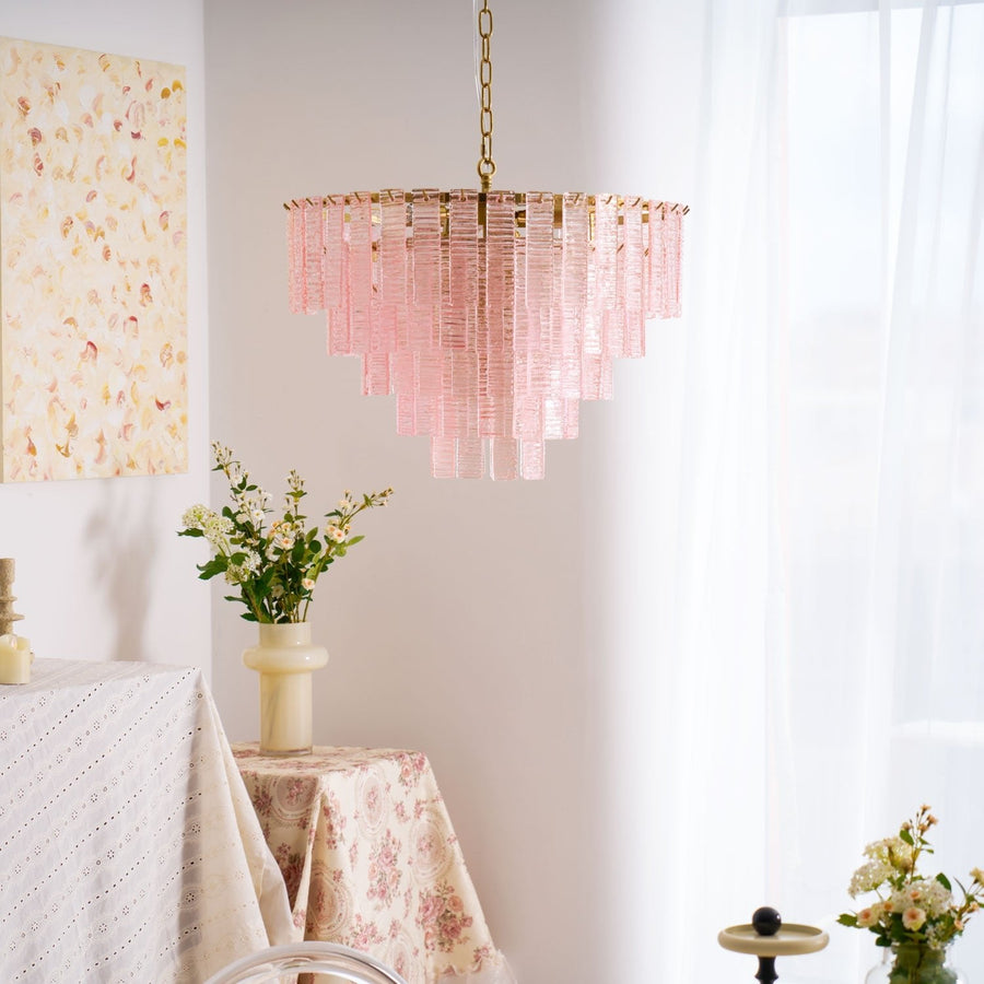 Opalora Pink Chandelier – detail 4