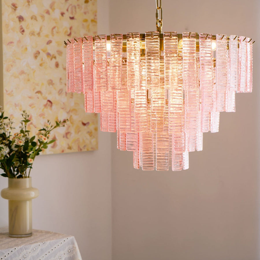 Opalora Pink Chandelier – detail 6