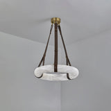Dark brown ＆White Alabaster
