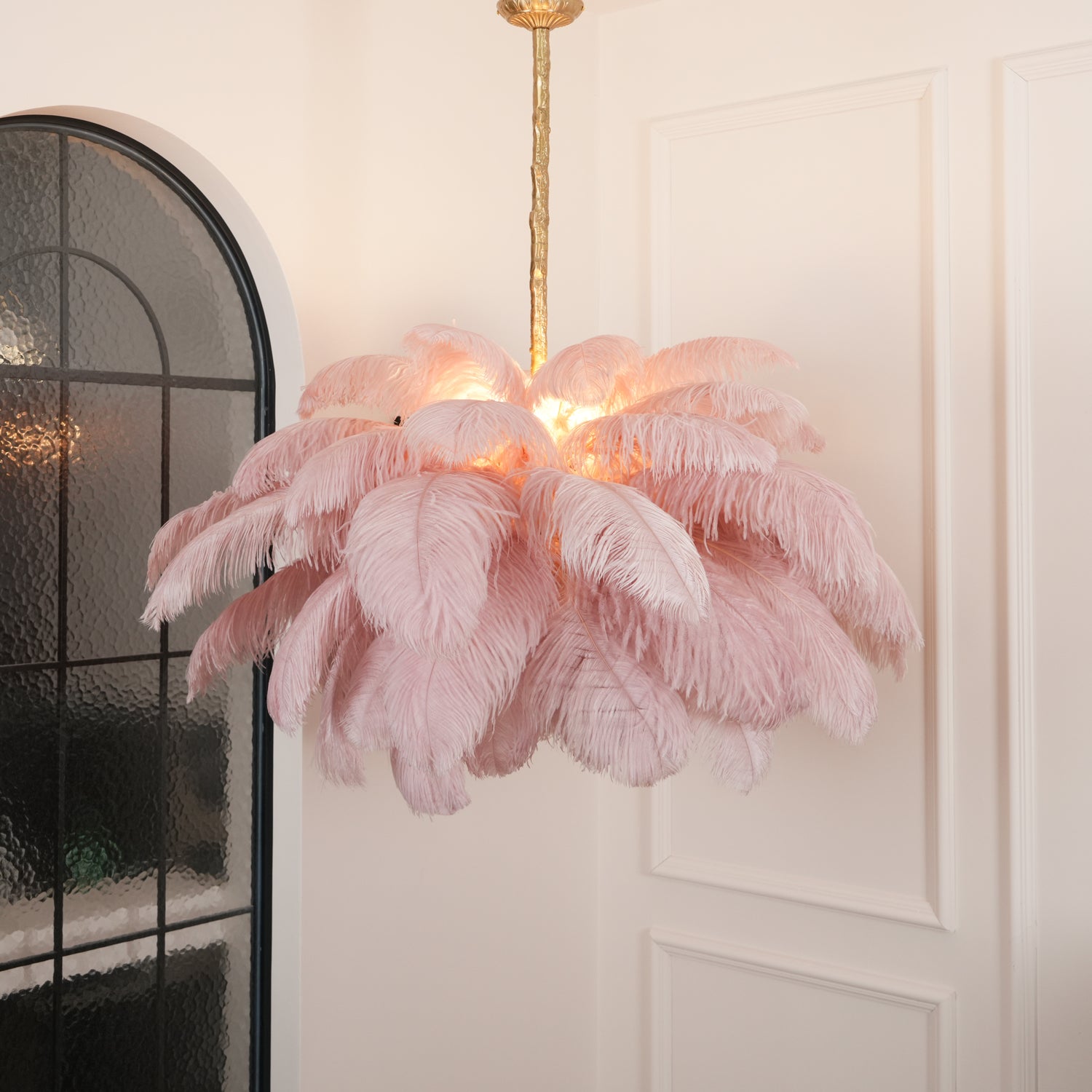 Ostrich Feather Chandeliers