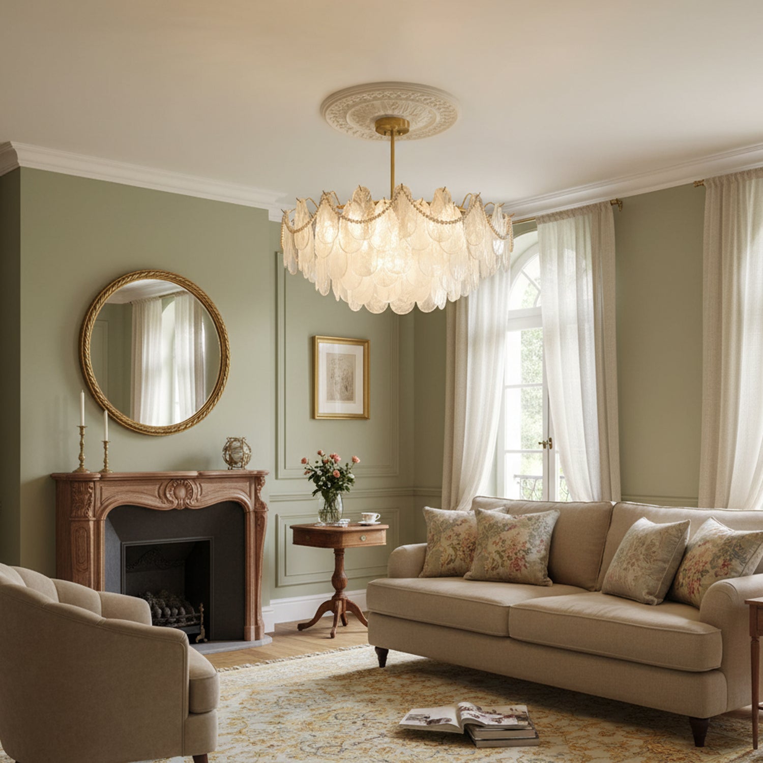 Oukaning Pearl Chandelier