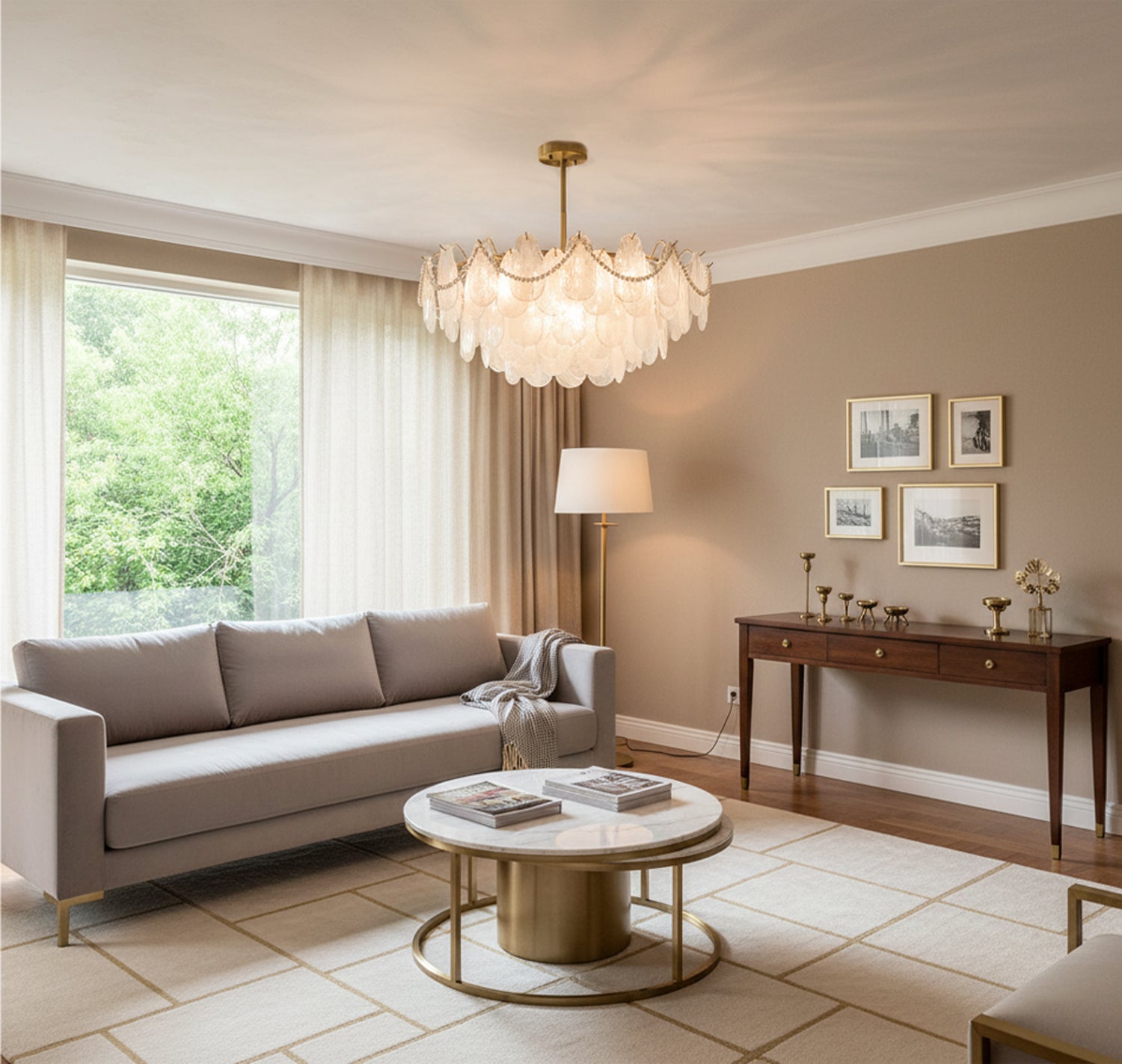 Oukaning Pearl Chandelier