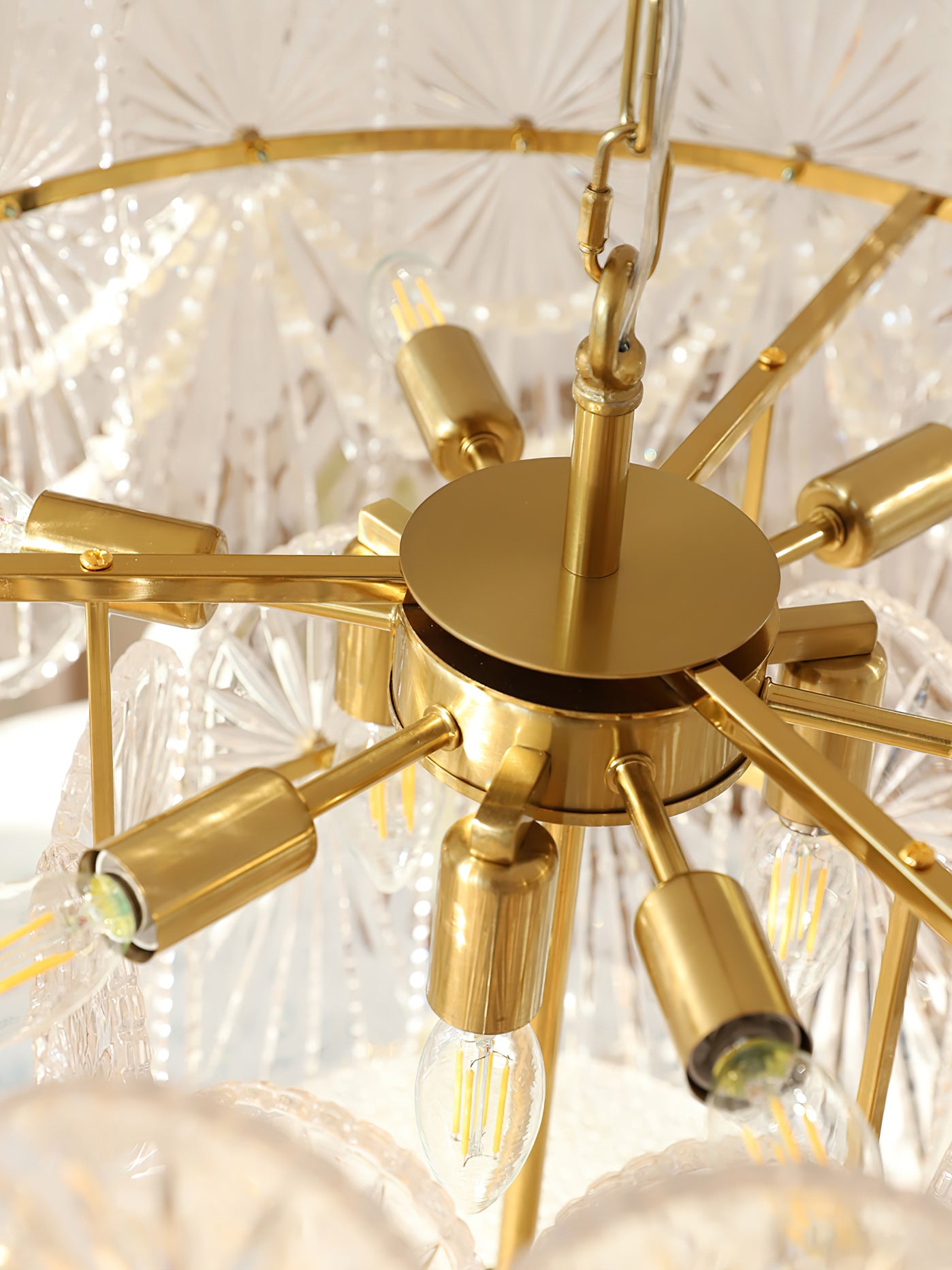 Pearl Glass Chandelier