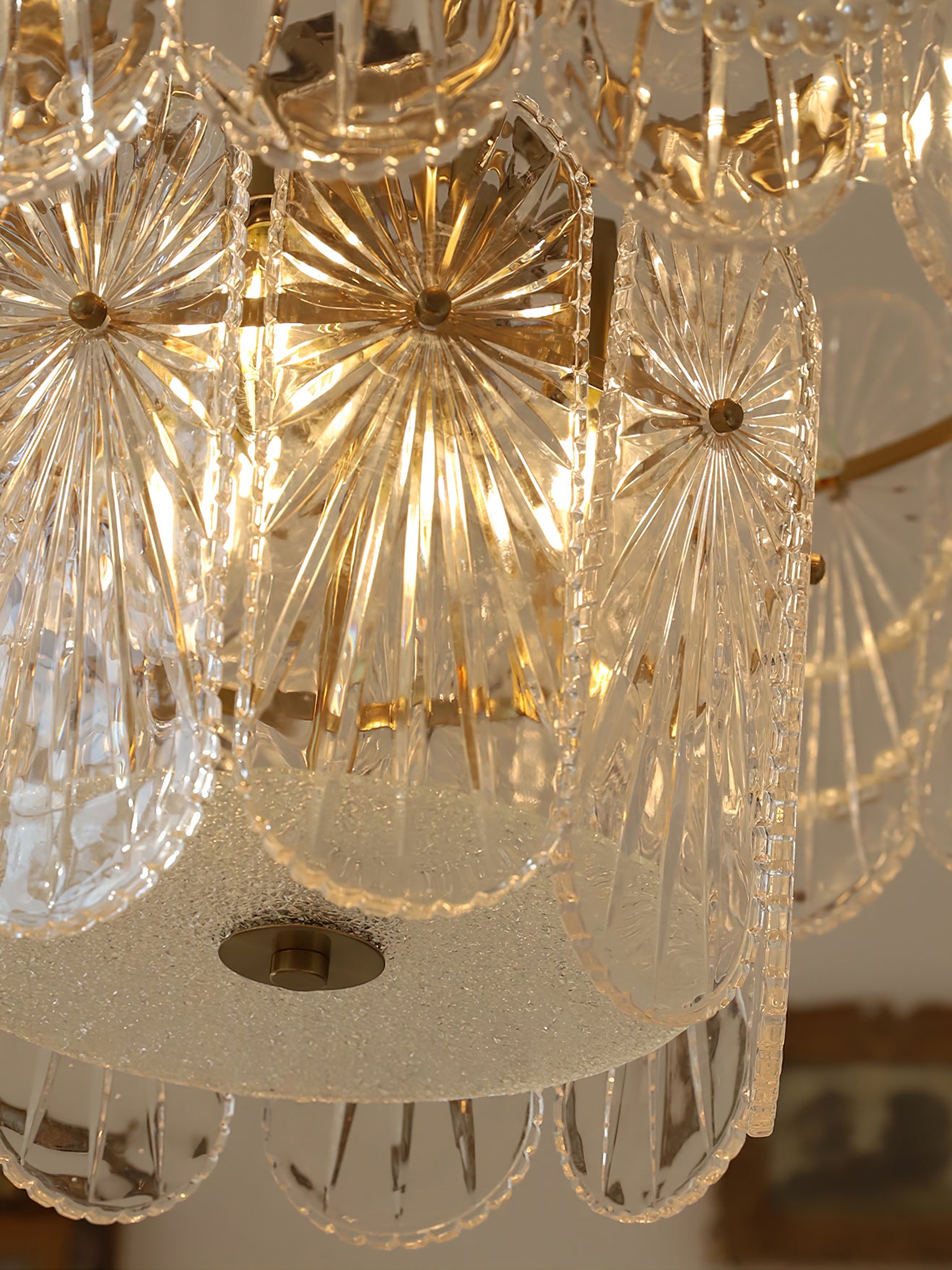 Pearl Glass Chandelier
