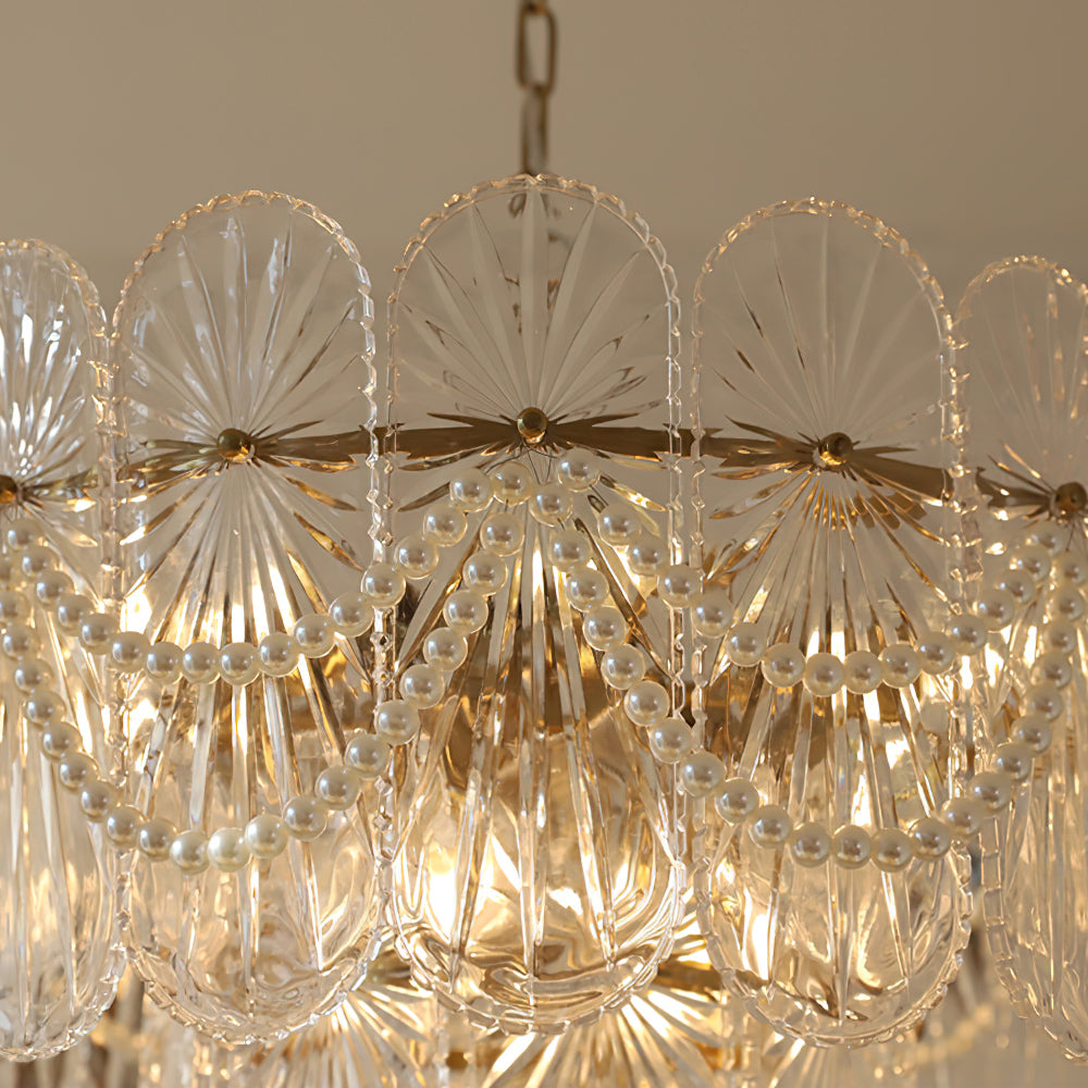 Pearl Glass Chandelier