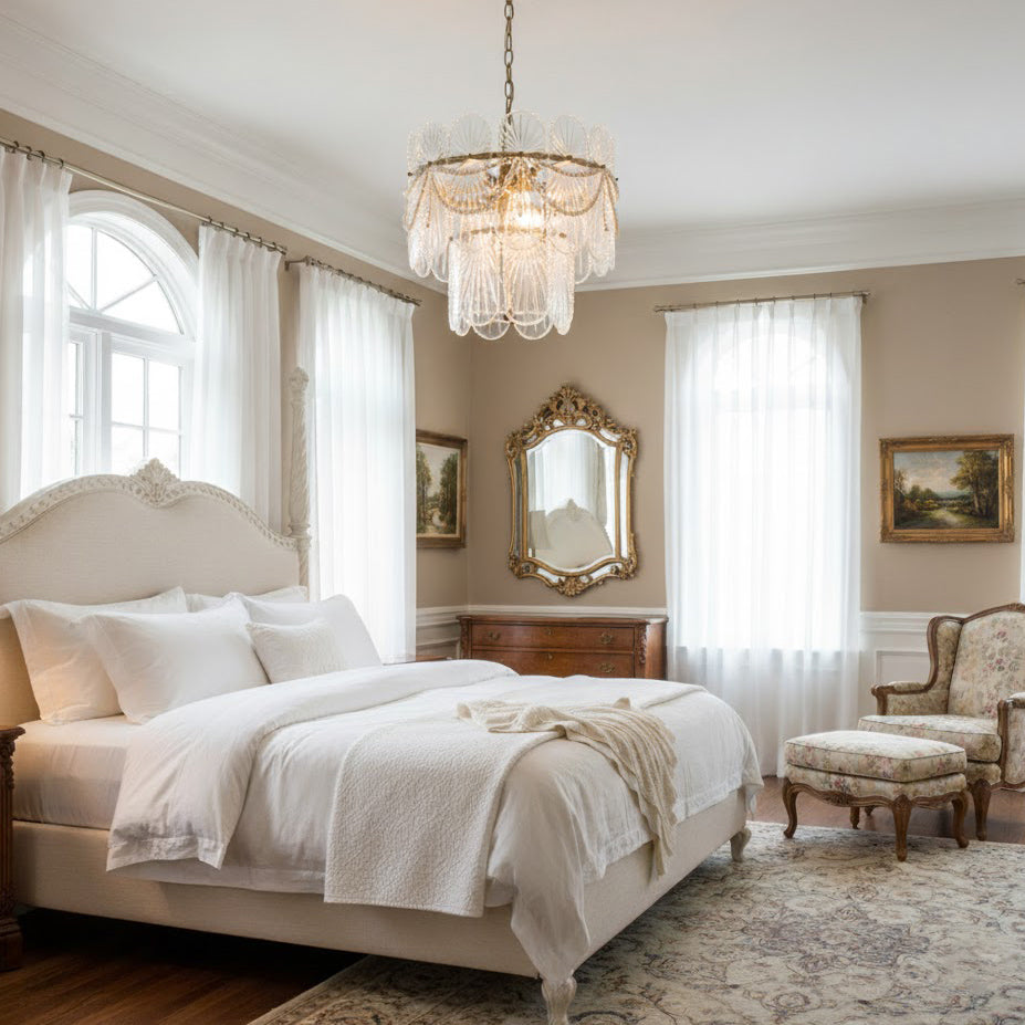 Pearl Glass Chandelier