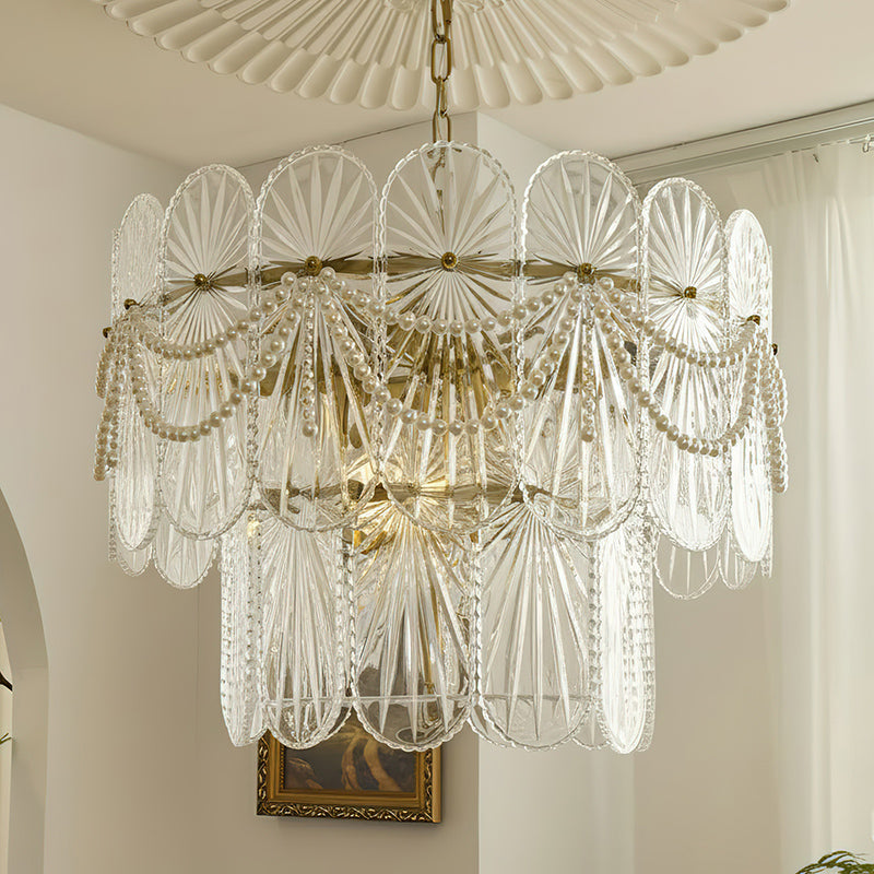 Pearl Glass Chandelier