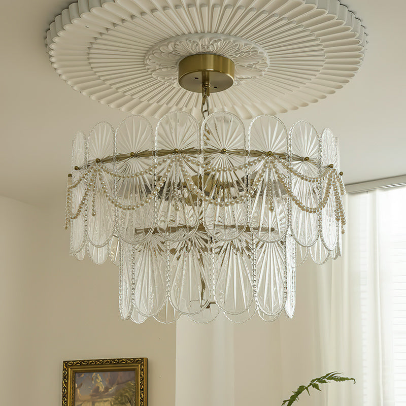Pearl Glass Chandelier