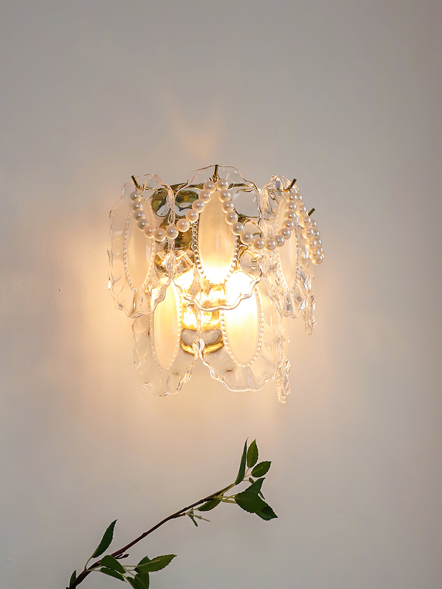 Pearl Petal Wall Sconce