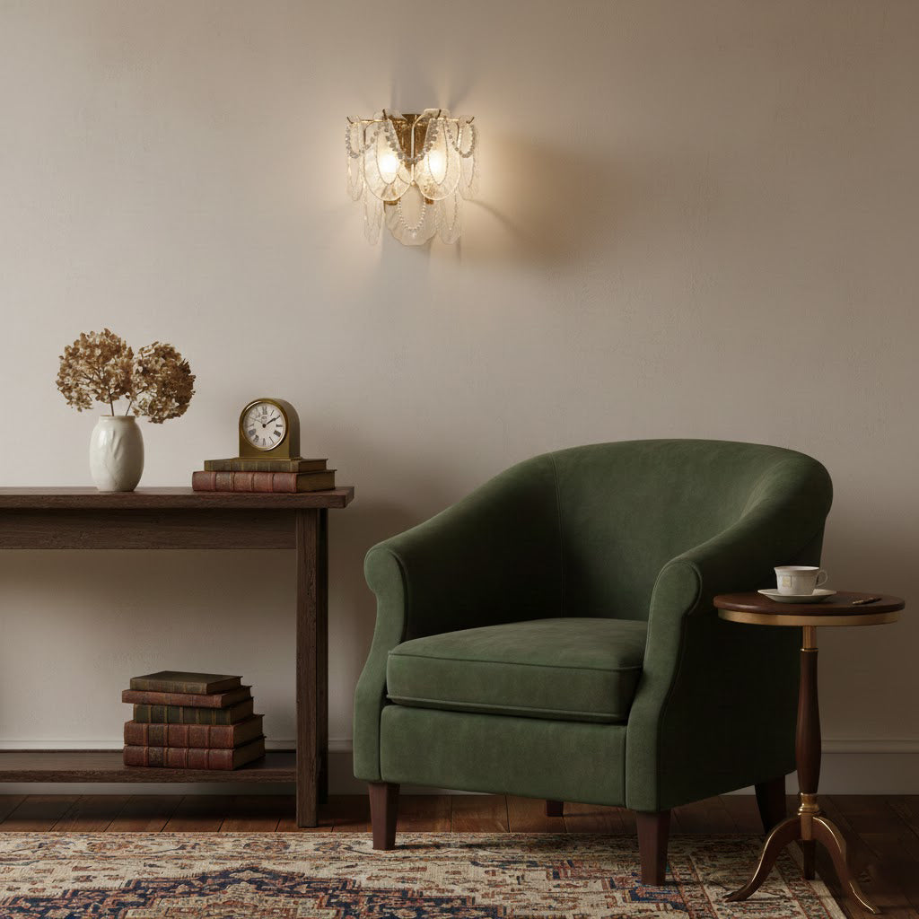 Pearl Petal Wall Sconce
