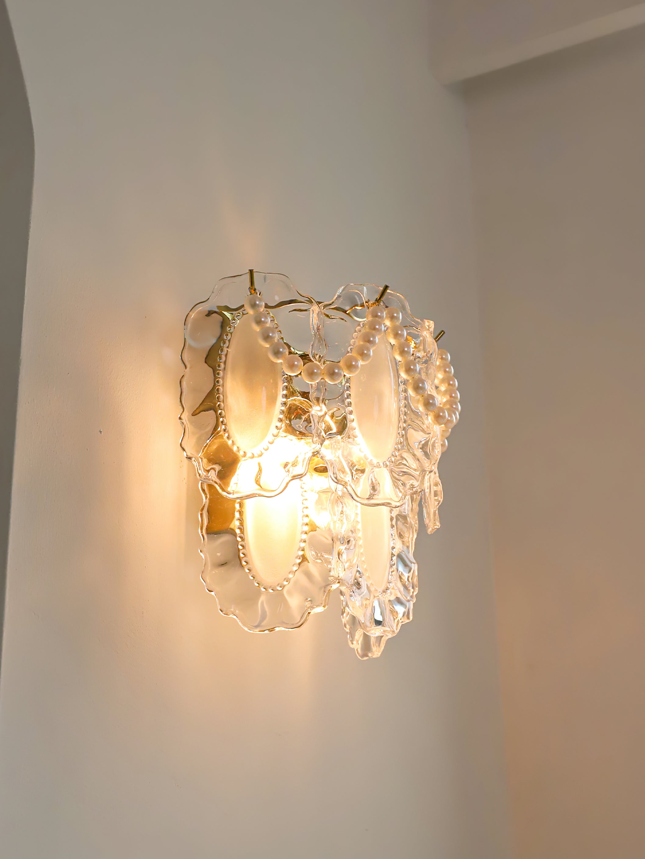 Pearl Petal Wall Sconce