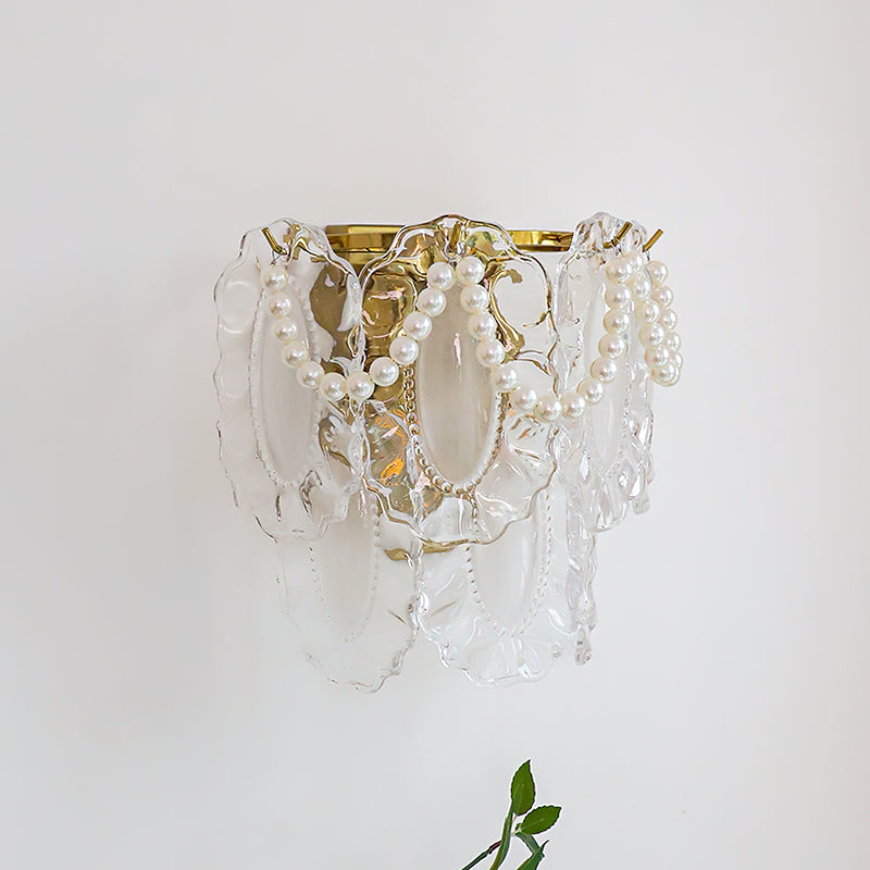 Pearl Petal Wall Sconce