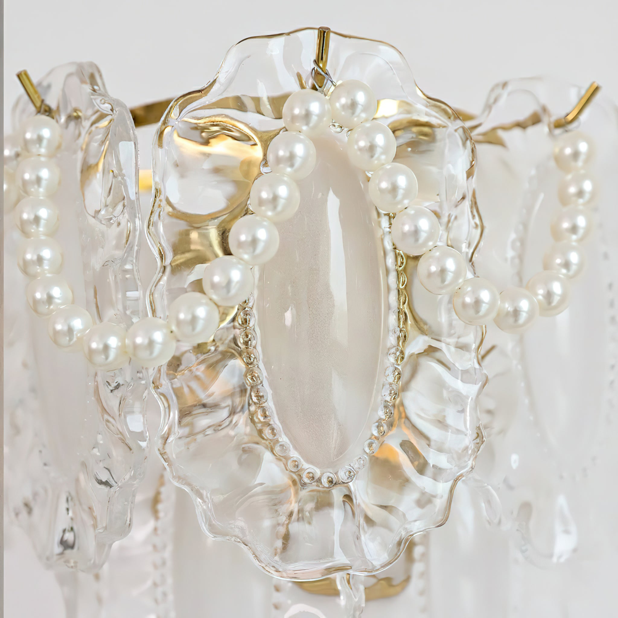 Pearl Petal Wall Sconce