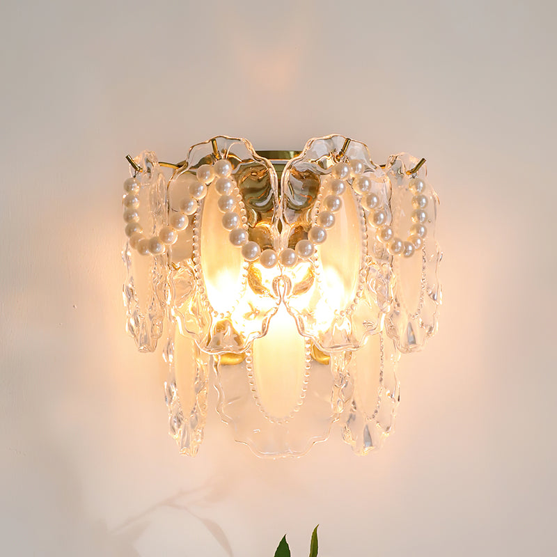 Pearl Petal Wall Sconce