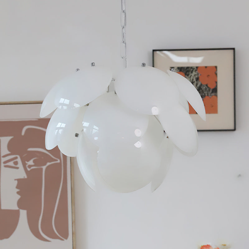Pine Cones Glass Chandelier